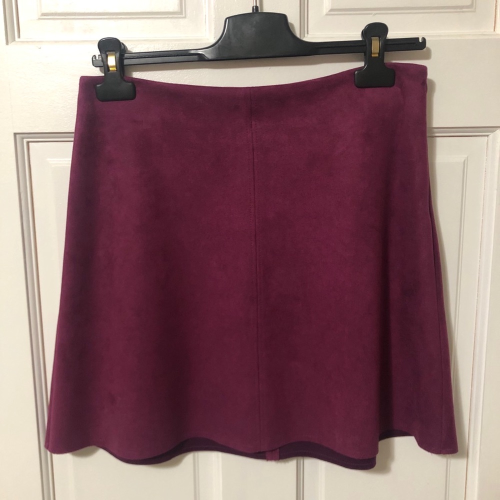 Zara Faux Suede Skirt